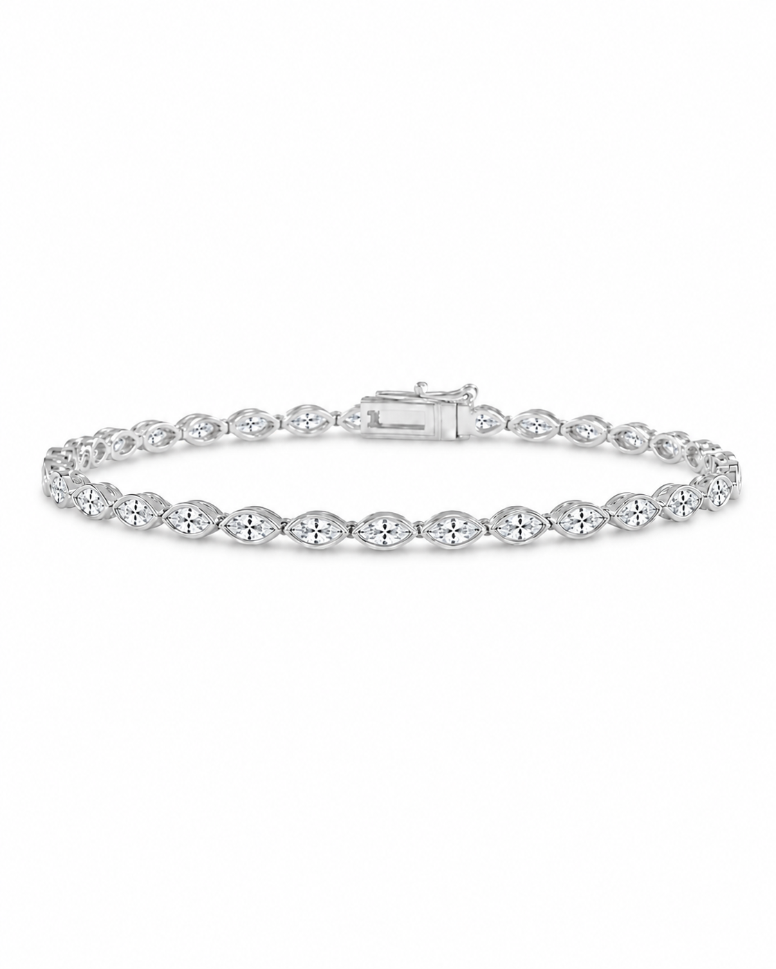 Helene Marquise Cut Tennis Bracelet