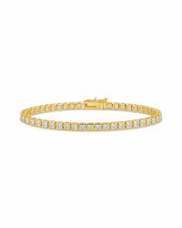Helene Princess Cut Tennis Bracelet
