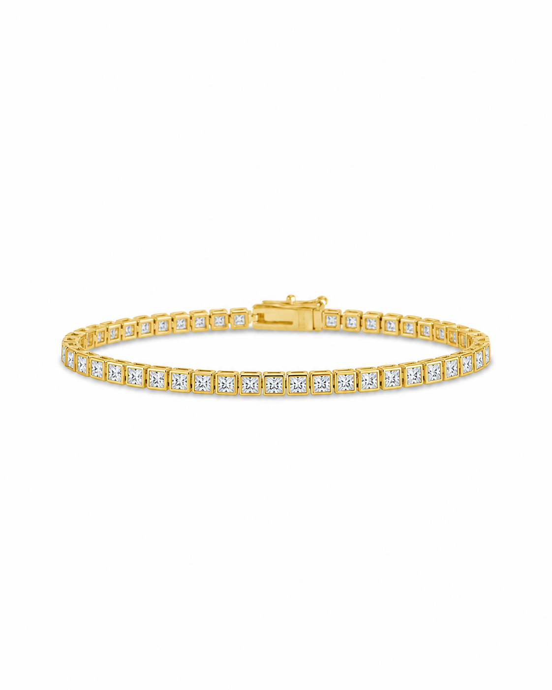 Helene Princess Cut Tennis Bracelet