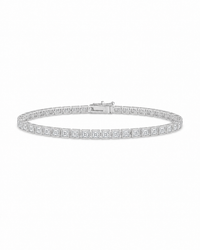 Helene Princess Cut Tennis Bracelet