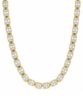 Helene Radiant Cut Tennis Necklace