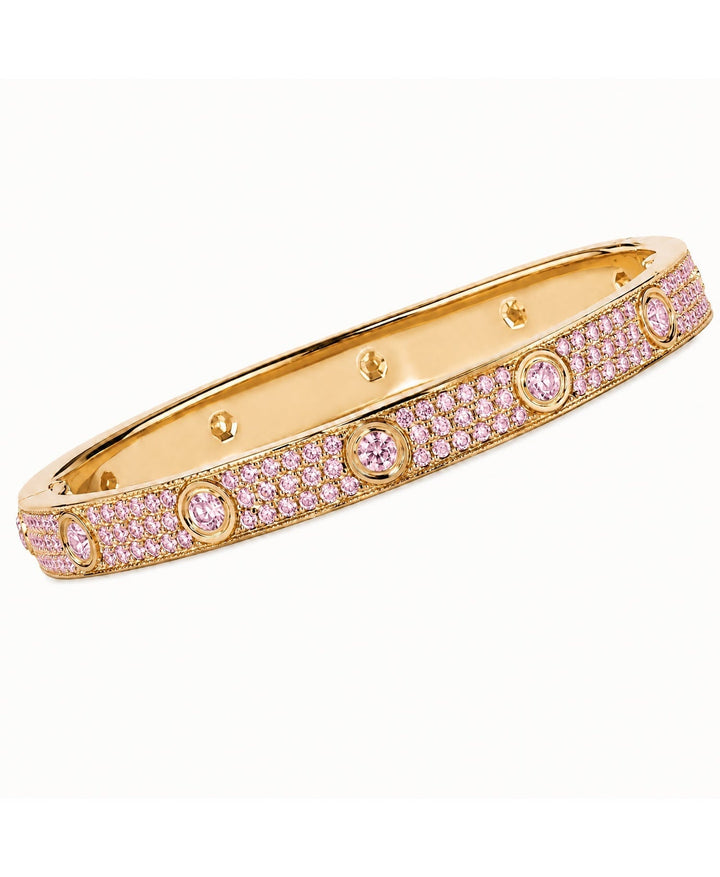 Lumière Pink CZ Bangle
