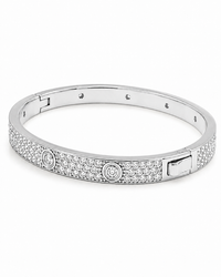 Lumière Clear CZ Bangle