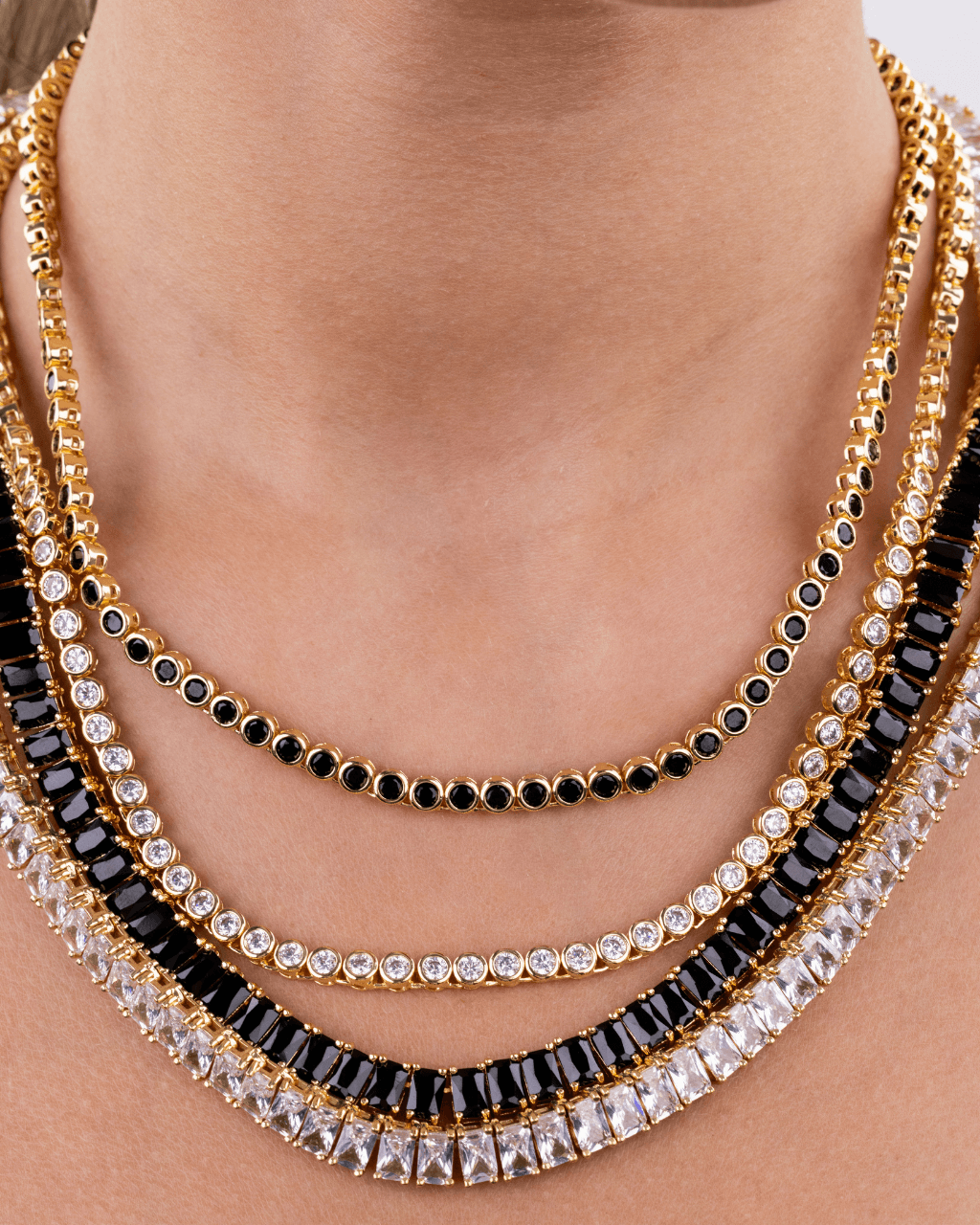 Marisol Cubic Zirconia Tennis Necklace – Sterling Forever