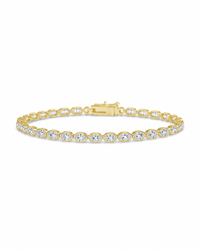 Helene Oval Cut Tennis Bracelet