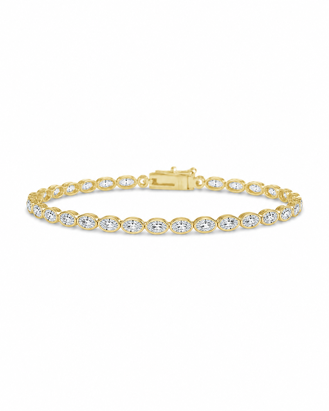 Helene Oval Cut Tennis Bracelet
