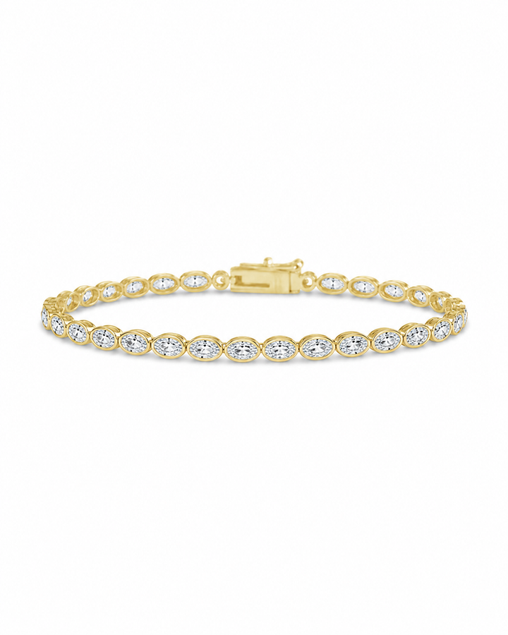 Helene Oval Cut Tennis Bracelet