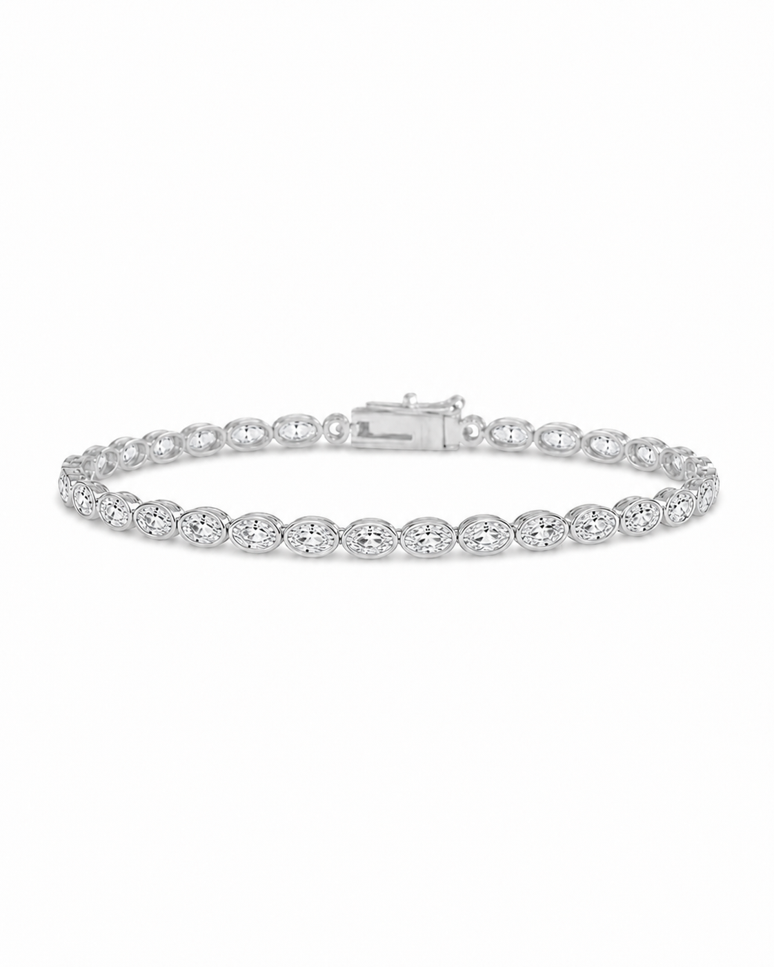 Helene Oval Cut Tennis Bracelet