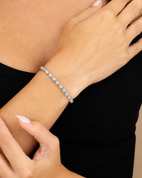 Helene Oval Cut Tennis Bracelet