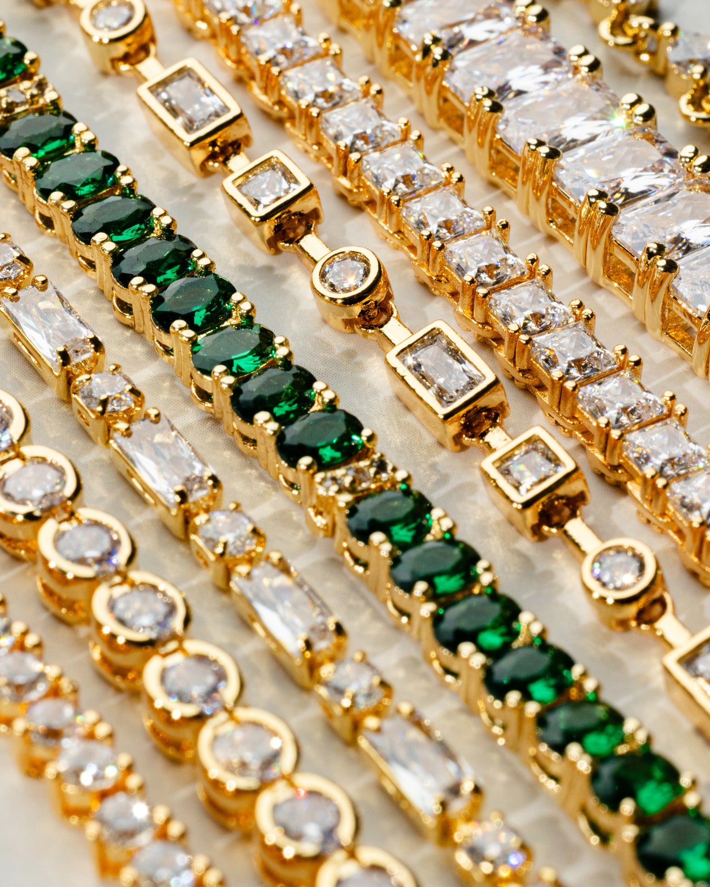 Tennis necklaces