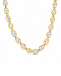 Helene Pear Cut Tennis Necklace