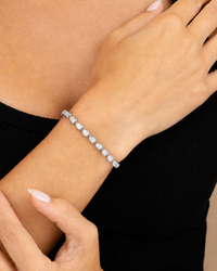 Helene Pear Cut Tennis Bracelet