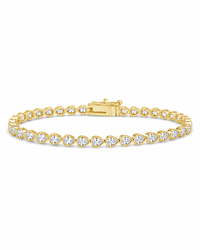 Helene Pear Cut Tennis Bracelet