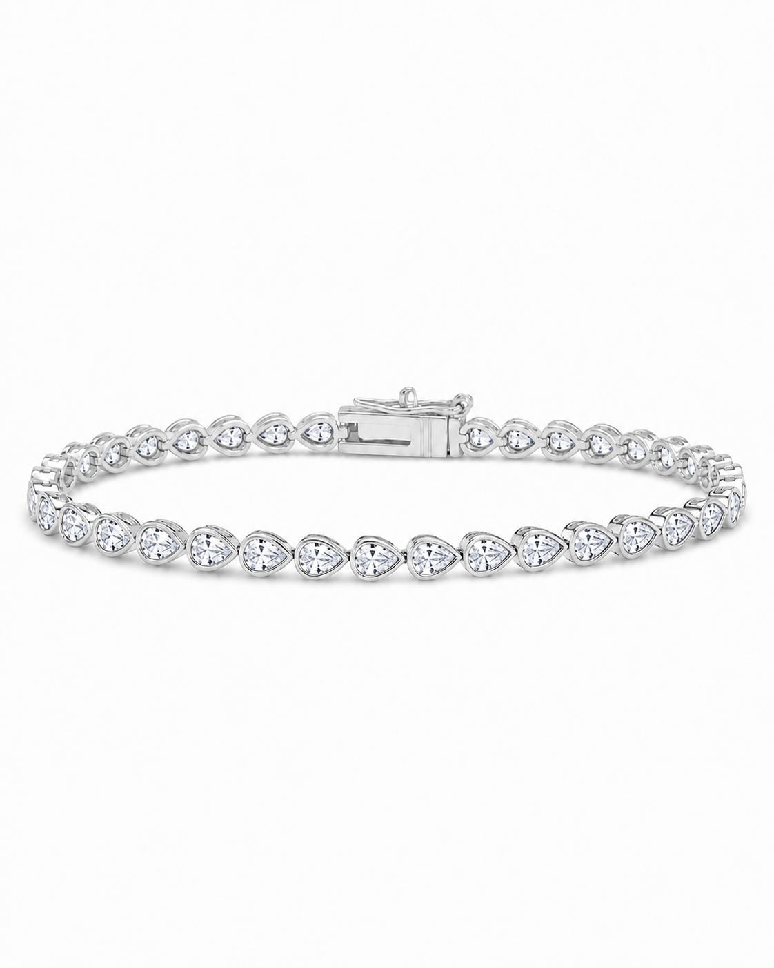 Helene Pear Cut Tennis Bracelet