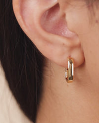 Annika Polished Micro Hoop Earrings
