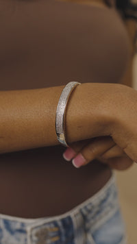 Nessa CZ Bangle Bracelet