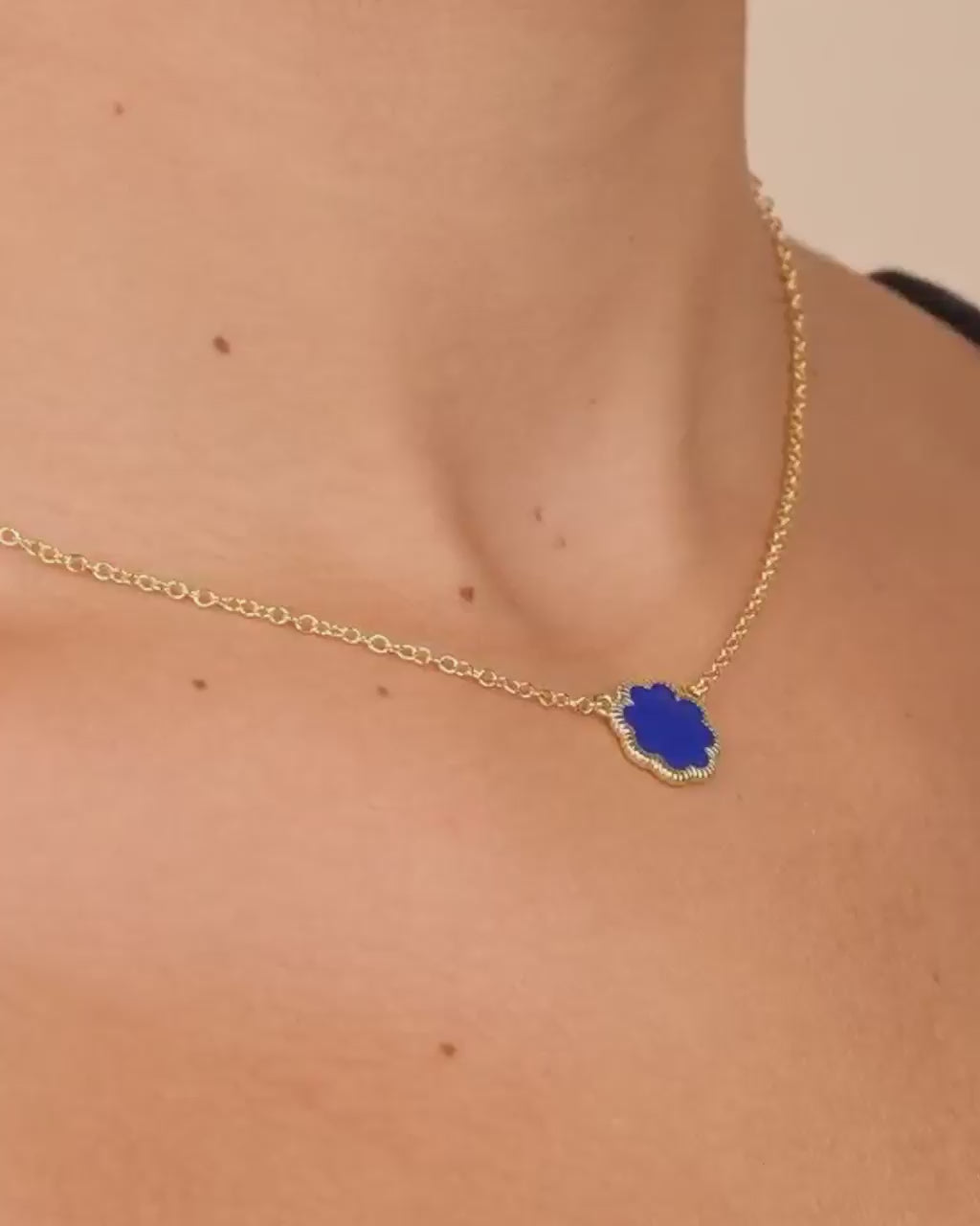 Rose Petal Pendant Necklace