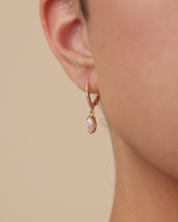 Sterling Silver Allegra Marquise Cut CZ French Clip Earrings