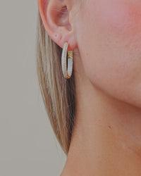 Melba Pave CZ Hoops