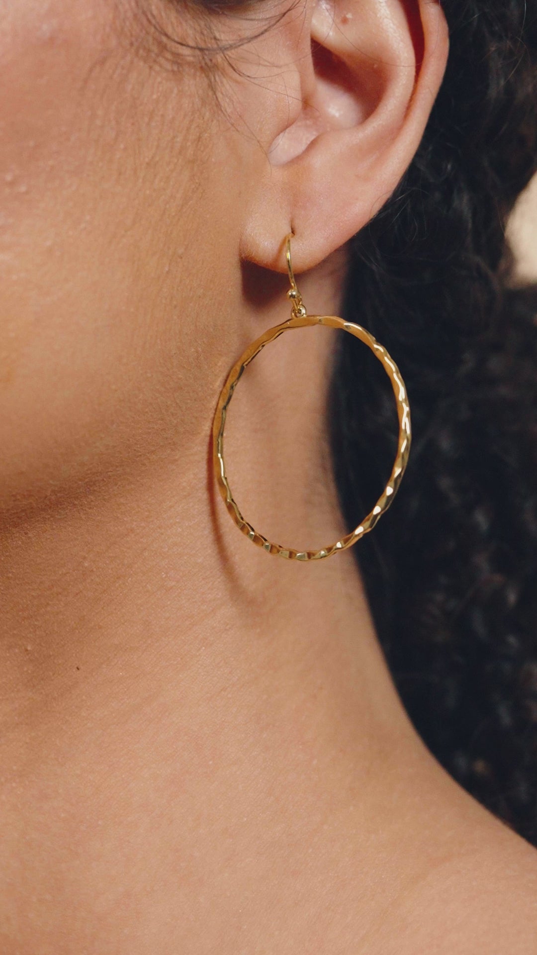 Gold and Silver Dangle Earrings