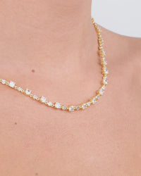 Laurie Crystal Tennis Necklace