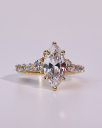 Sterling Silver Marquise & Trillion Ring