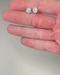 Sterling Silver Everyday Essential CZ Studs