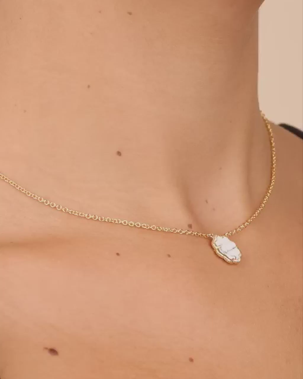 Rose Petal Pendant Necklace