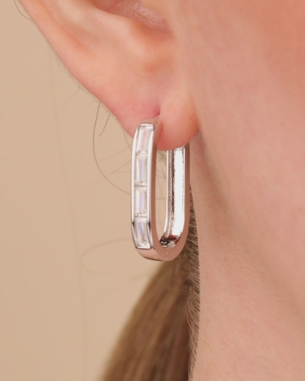 Roxanne CZ Micro Hoop Earrings