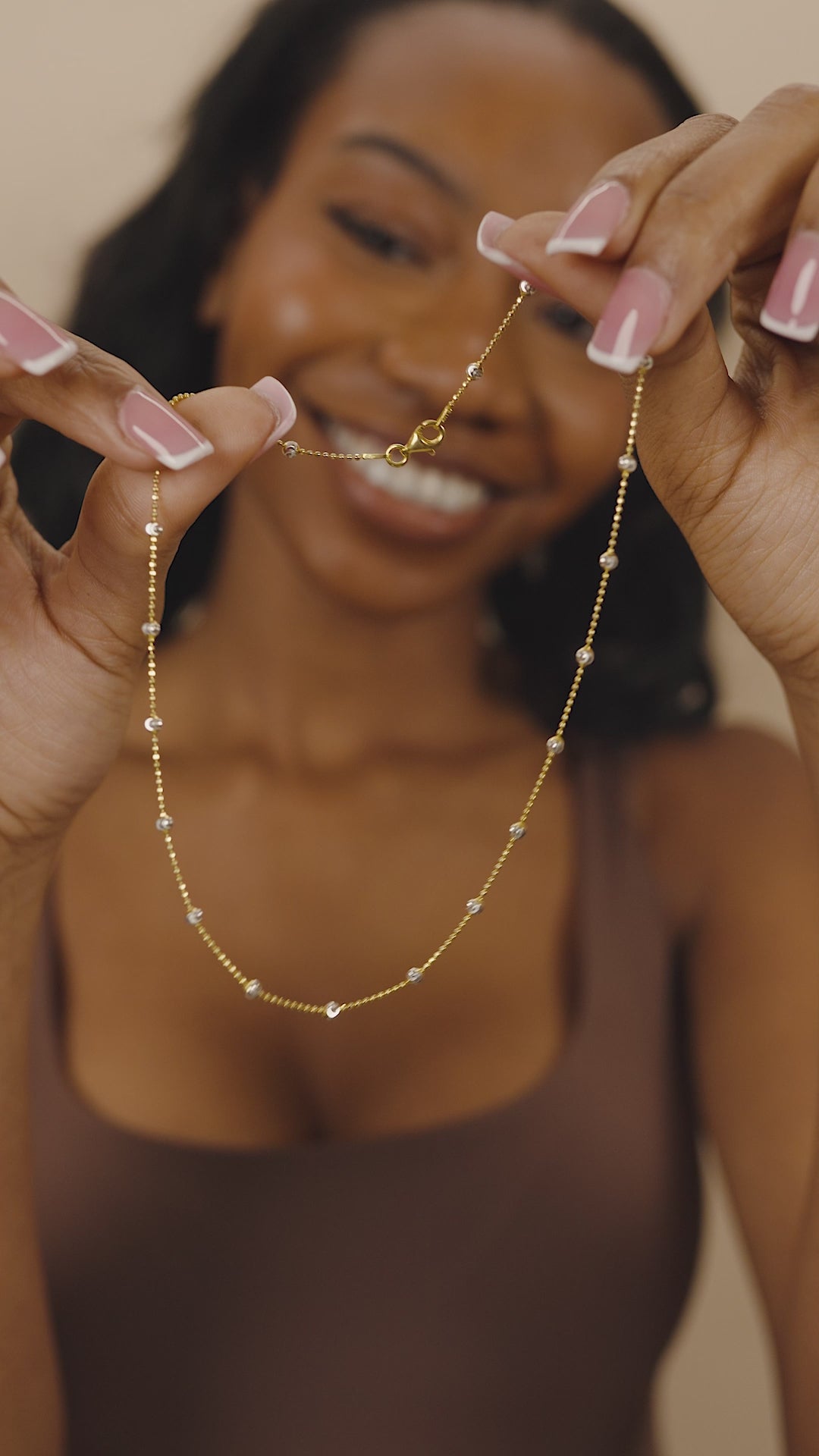Rumor Stationed CZ Necklace