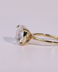 Sterling Silver Cushion East-West Ring