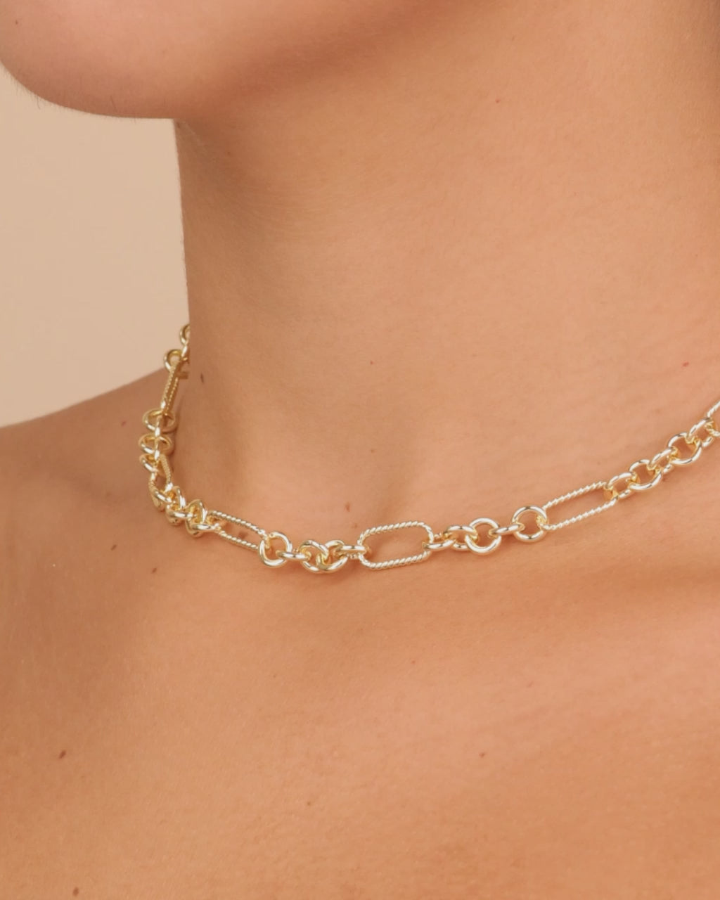 Fianna Mixed Chain Link Necklace