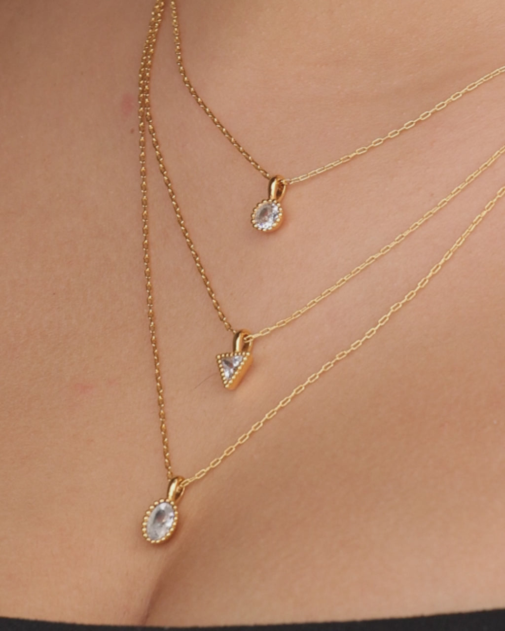Julie Cubic Zirconia Layered Necklace – Sterling Forever