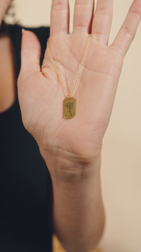 Birth Flower Pendant