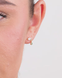 Elaine Emerald Teardrop Dangles
