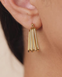 Belinda Textured Square Earrings