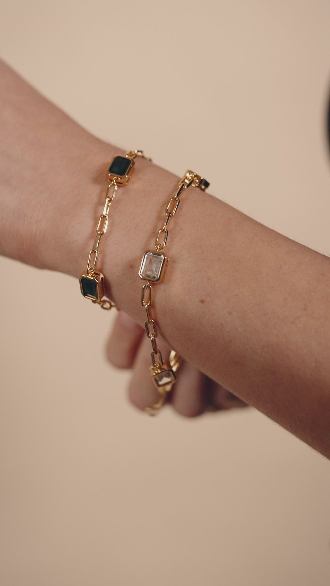 Lennox Station CZ Chain Bracelet Set