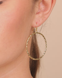 Gold and Silver Dangle Earrings