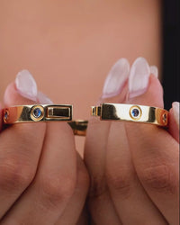 Verona Sapphire CZ Bangle
