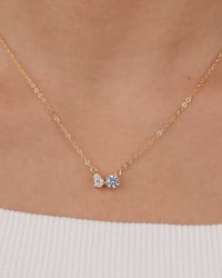 Sterling Silver Carolyn CZ Necklace