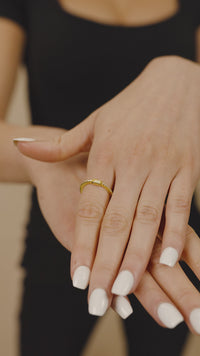 Sterling Silver Corrine Opal & CZ Ring