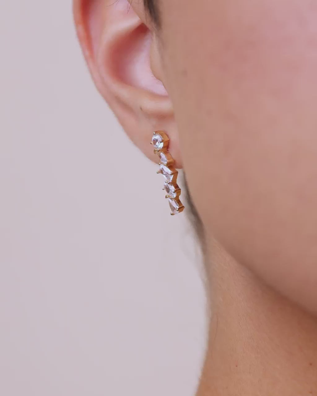 Sterling Silver Blythlyn CZ Studs