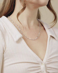 Textured Oval Link Chain