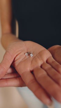 Sterling Silver 6mm CZ Stud Earrings