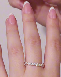 Sterling Silver Gracie CZ Eternity Ring