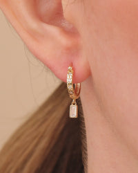 Sterling Silver Oaklyn Micro Hoops