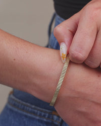 Justine Ribbed Dainty Bracelet