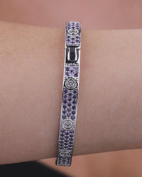Lumière Amethyst CZ Bangle