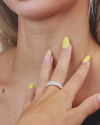 Sterling Silver Janis CZ Eternity Band Ring