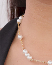Pearl Beaded Layer Necklace